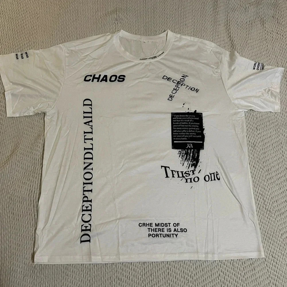 🖤New Men’s Art Of War Graffiti Tee Shirt🖤 - Picture 2 of 7